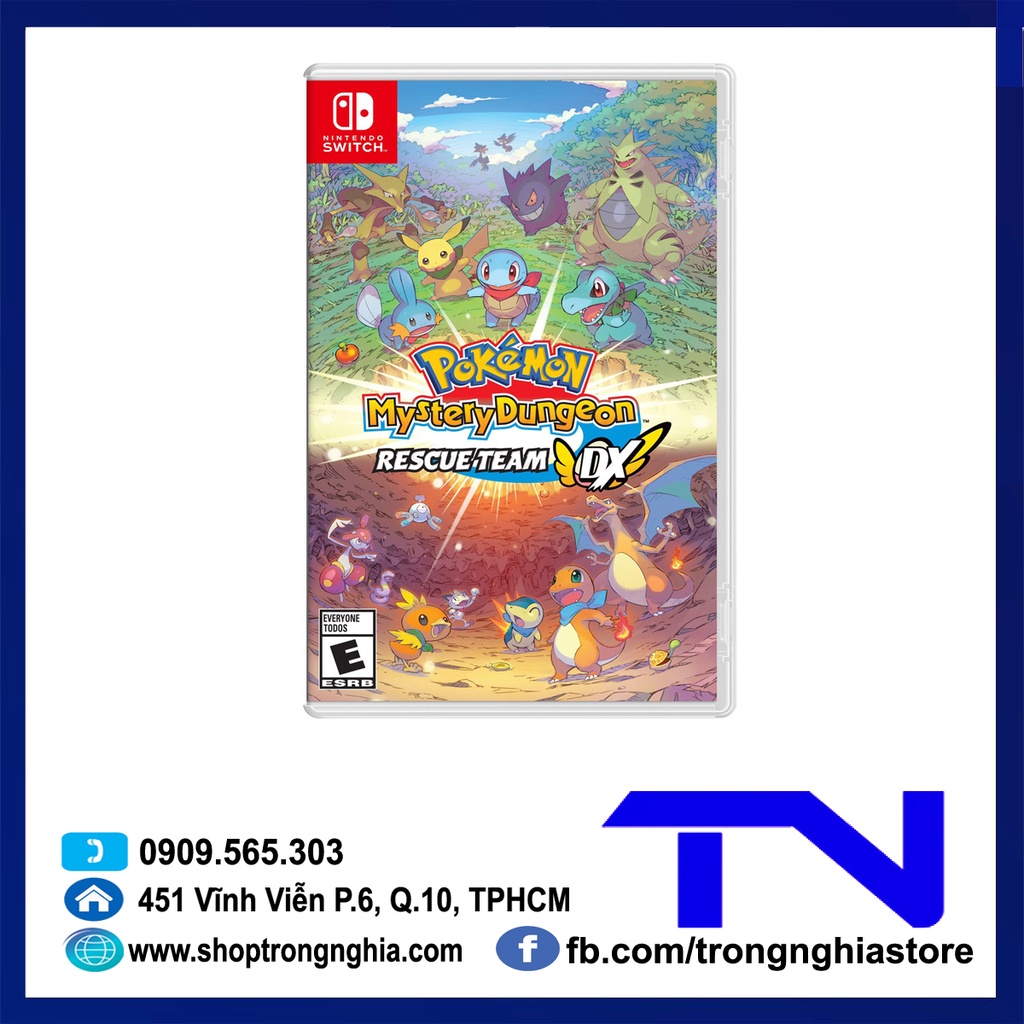 [Mã ELHAMS5 giảm 6% đơn 300K] Thẻ Game Switch - Pokemon Mystery Dungeon: Rescue Team DX