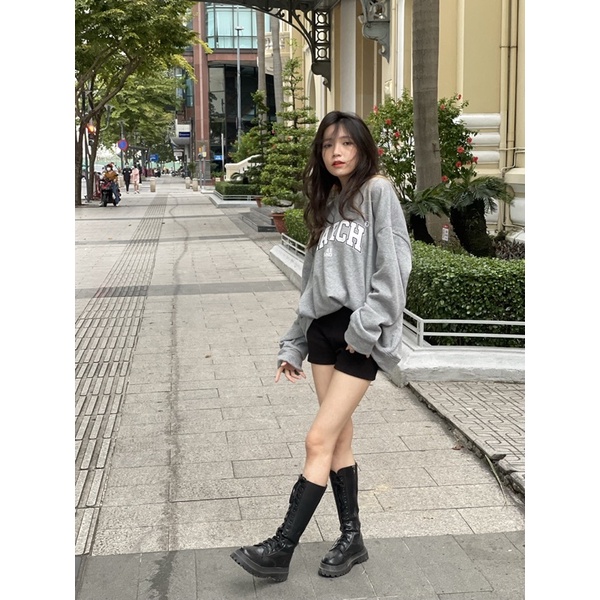 [Mã 12FASHIONSALE1 giảm 10K đơn 50K] Áo Sweater Nỉ Bông MARCH Nam Nữ Unisex (Ảnh thật/Có sẵn) | BigBuy360 - bigbuy360.vn