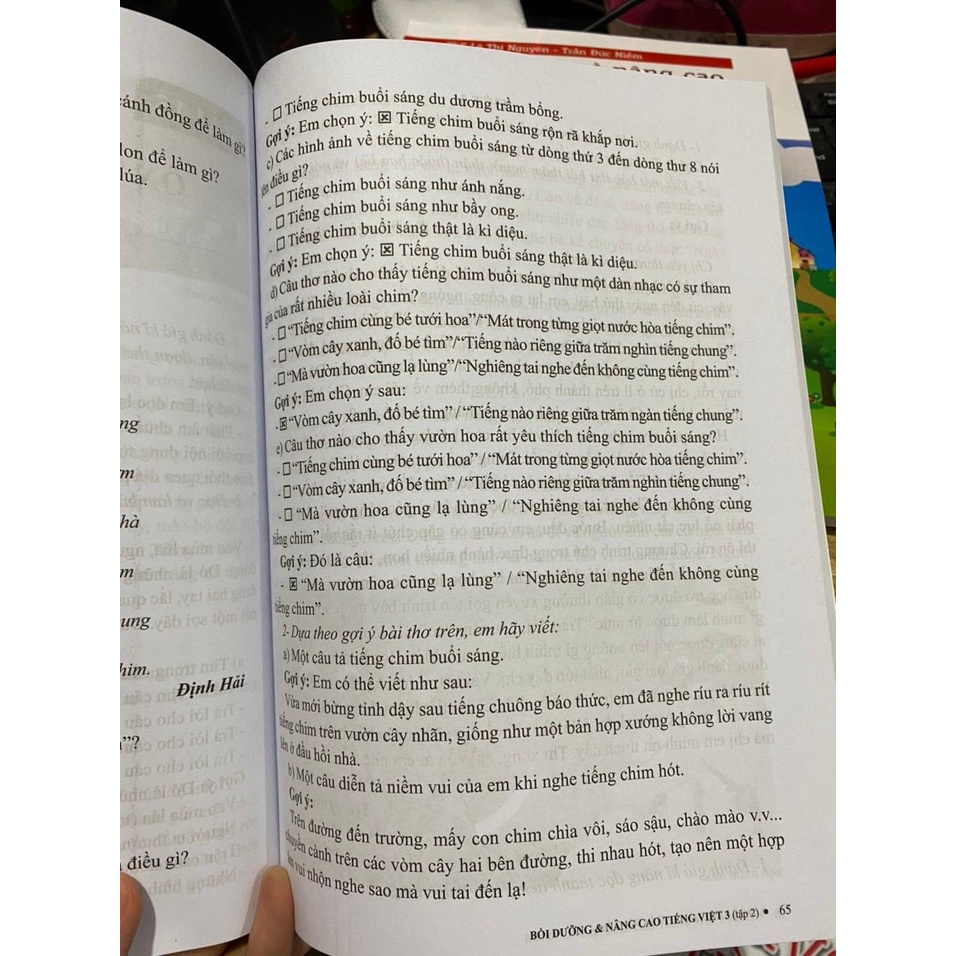 Sách - Bồi dưỡng và nâng cao tiếng việt 3 tập 2