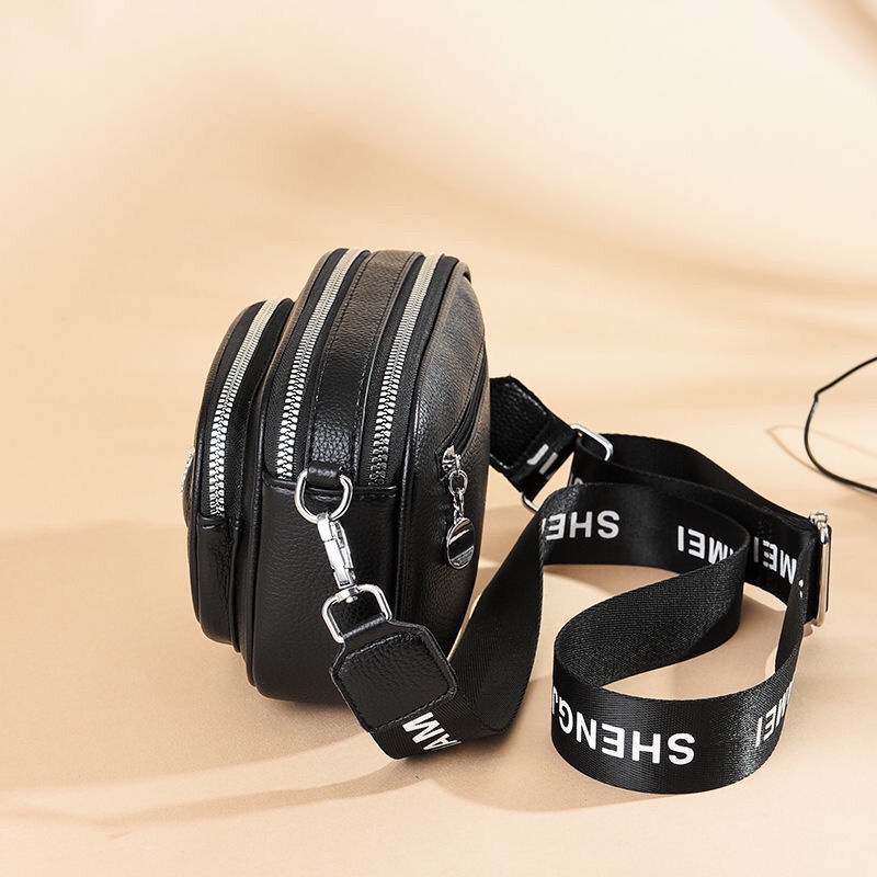 Túi Đeo Vai Bốn Lớp Màu Trơn Phong Cách Thời Trang Mùa Hè Cho Nữ