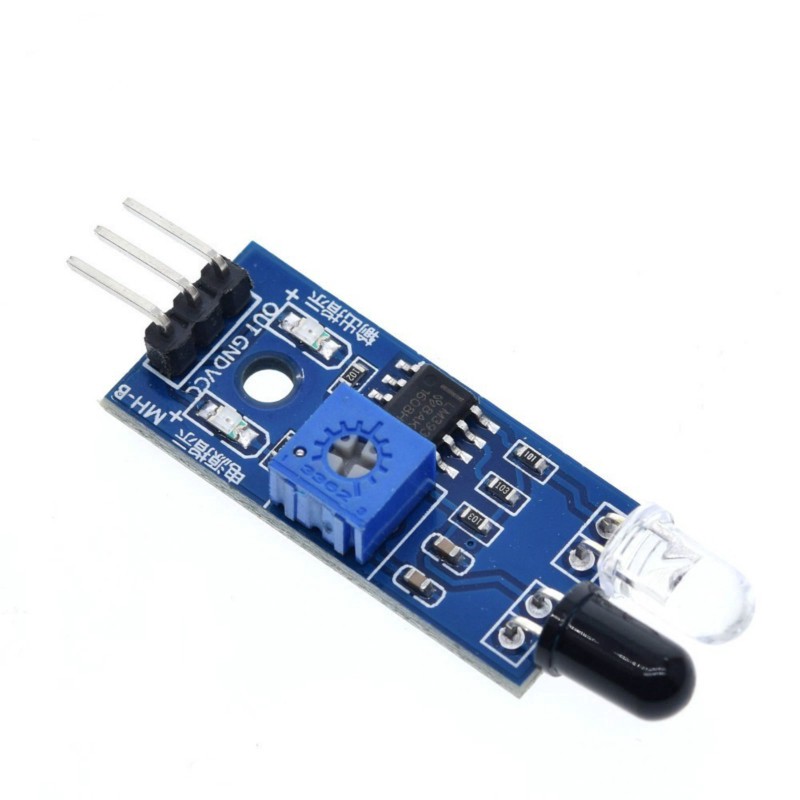 Set 5 module cảm biến hồng ngoại IR tránh chướng ngại vật 3 dây phản quang cho xe hơi robot Arduino