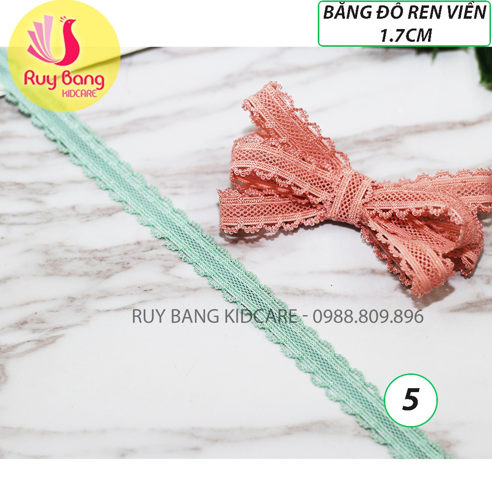 Băng đô ren viền-1.7cm