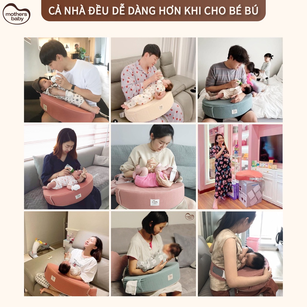 Gối Cho Bé Bú, Chống Trào Ngược Thương Hiệu Mothersbaby Hàn Quốc