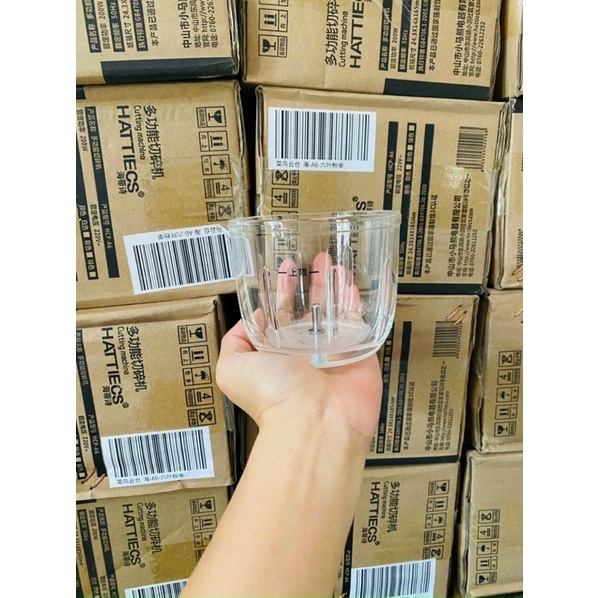 Cối Thuỷ Tinh Máy Xay Hattiecs 300ml