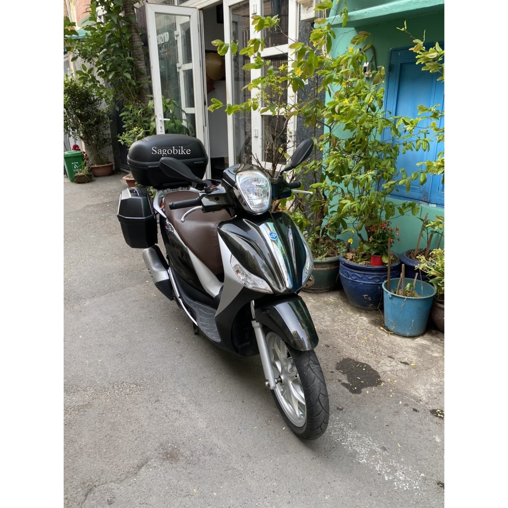 Combo thùng xe Piaggio Medley, thùng sau E450N, cặp thùng hông E22N kèm baga cặp hông, hàng Givi chính hãng, bh 2 năm