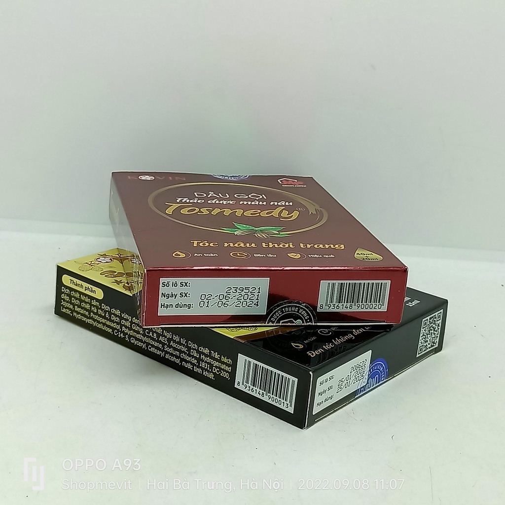 Nhuộm tóc thảo dược Tosmedy tóc đẹp tự nhiên, bóng, mượt