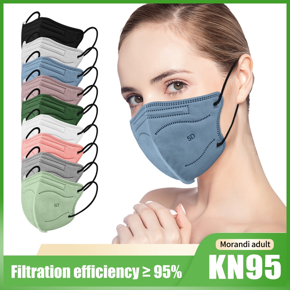 Set 10/20/30/50 Khẩu Trang Kn95 5 Lớp Ffp2 Bảo Vệ Toàn Diện Cho Người Lớn