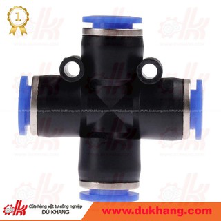 Nối hơi 4 đầu ống khí nén - Nối hơi chữ thập PZA