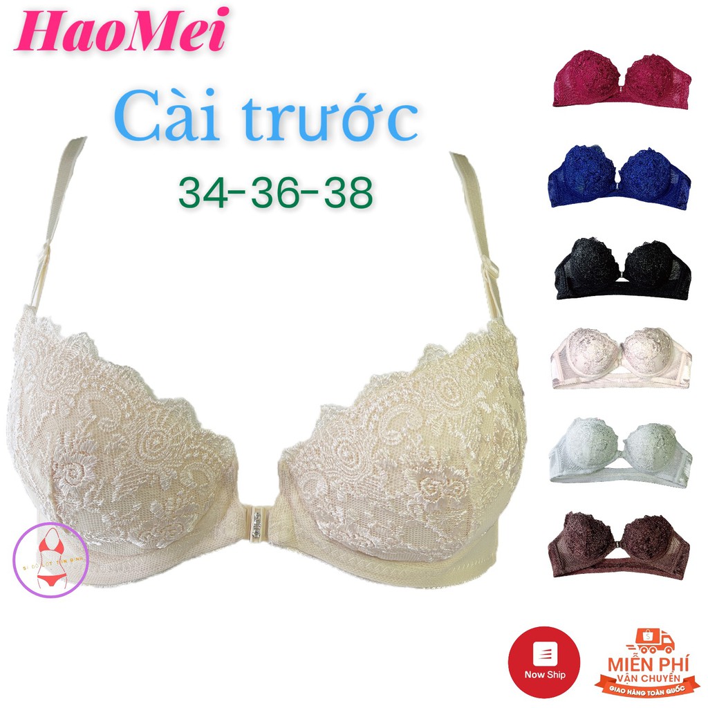 [Size 36-38] Áo ngực cài trước mút mỏng có gọng cao cấp cup A HM737
