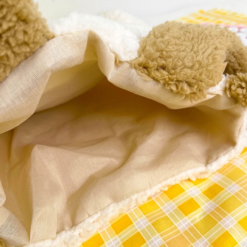 Túi đeo chéo bông hình cún đáng yêu (hình thật)