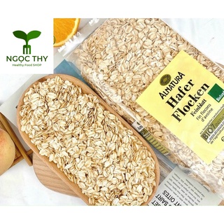  Yến mạch ăn liền cán dẹt vỡ bột hàng nhập khẩu Đức Hafer Flocken 500gr 