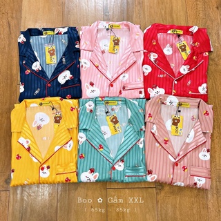 Đồ bộ pijama bigsize lụa gấm