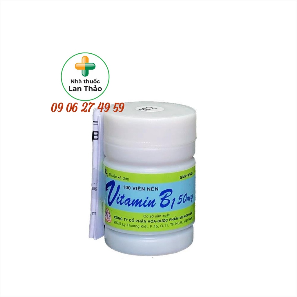 Vitamin B1 lọ 100 viên giá tốt