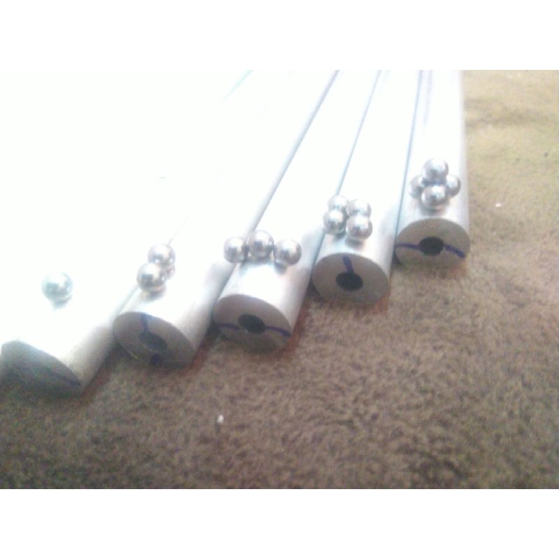 ống nhôm 6.4 phi 18 đóng sẵn nâm châm 3x3