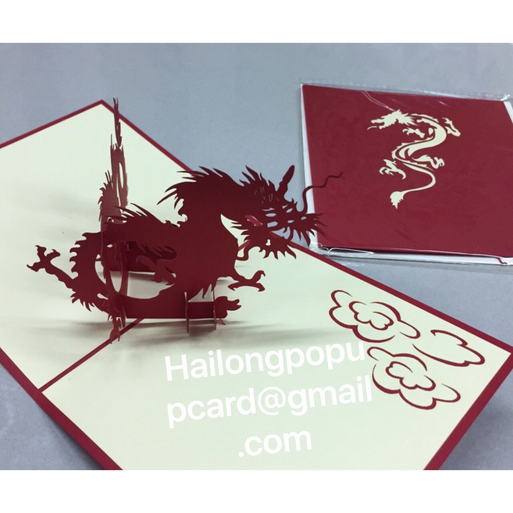 Rồng Soắn - Dragon - Thiệp 3D | BigBuy360 - bigbuy360.vn