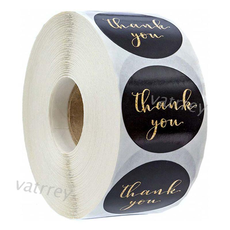 Set 500 Miếng Dán Chữ Thank You Trang Trí Đa Năng Tiện Dụng