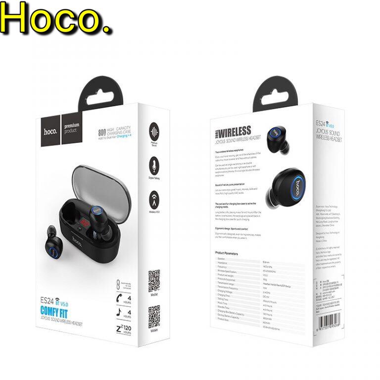 Tai nghe Bluetooth True Wireless Hoco ES24 Dock sạc 800mah