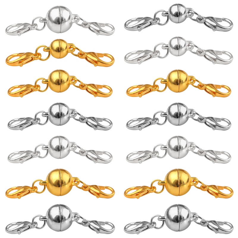 Bộ 5 phụ kiện móc khóa càng cua bằng kim loại có nam châm tiện dụng