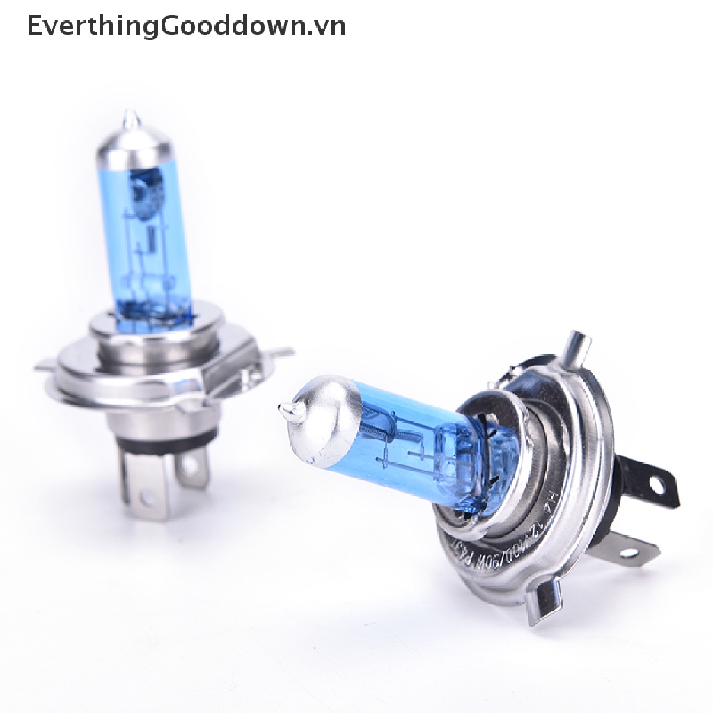 Đèn Pha LED Halogen H4 100W 12V Ánh Sáng Trắng Cho Xe Hơi