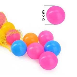 đồ chơi cho bé banh bóng nhựa nguyên sinh set 10 quả