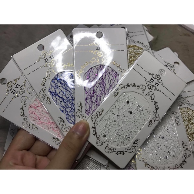 Lưới đắp ẩn, trang trí móng tay