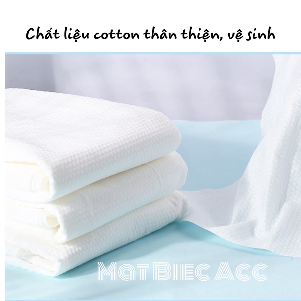 Khăn tắm, lau đầu khô set du lịch, khăn mặt khô dùng 1 lần cỡ lớn WIMARN COTTON