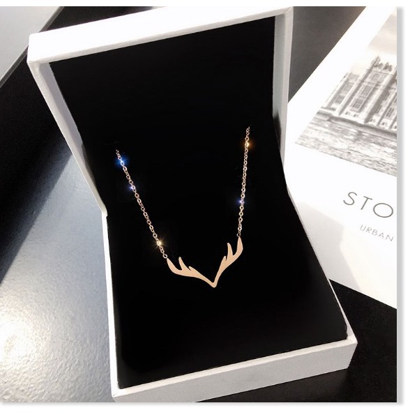 Dây chuyền titan gạc nai TT4858 - CAM KẾT KHÔNG BAY MÀU - BẢO HÀNH 12 THÁNG