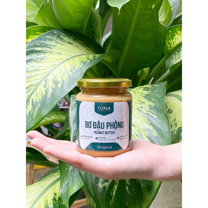 Bơ Đậu Phộng Nguyên Chất Không Đường By Tuna