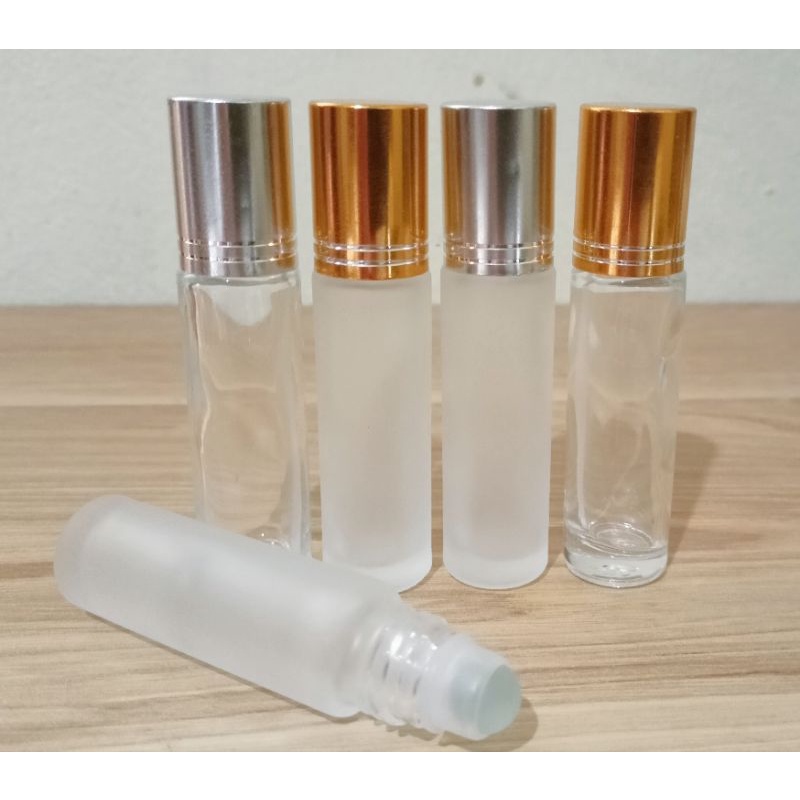 vỏ chai lọ chiết nước hoa 10ml dạng bi lăn trong mờ