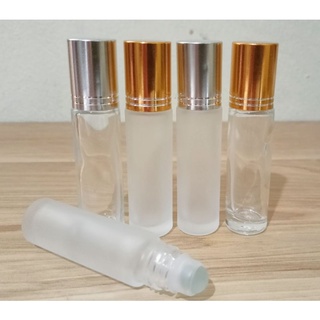 Lọ chiết nước hoa vỏ chai lọ chiết nước hoa 10ml dạng bi lăn trong mờ