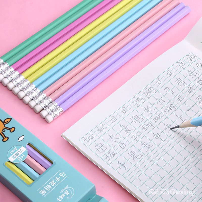 Hộp 12 Cây Bút Chì Họa Tiết Hoạt Hình Giá Rẻ Và Giá Rẻ Cho Trẻ Em