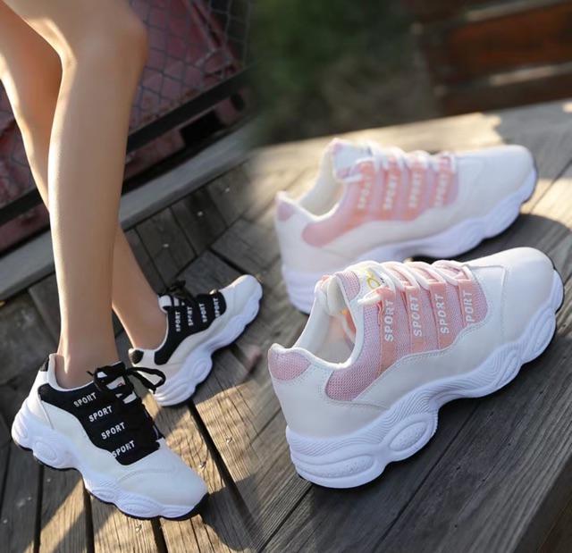 ] Giày thể thao nữ 3 mầu cá tính | BigBuy360 - bigbuy360.vn