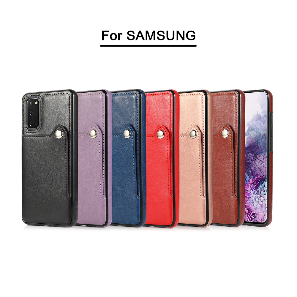SAMSUNG S20 FE Fashion Business Magnetic Luxury Slim Fit Premium Leather Wallet Card Slots Flip Mobile Phone Case Cover Accessories Gadgets SAMSUNG S20/S10 Plus NOTE 20 Ultra 10 Pro 8 9 A51 A71 A20-A30 A50 A70 S8 S9 Colorful SAMSUNG Phone Case