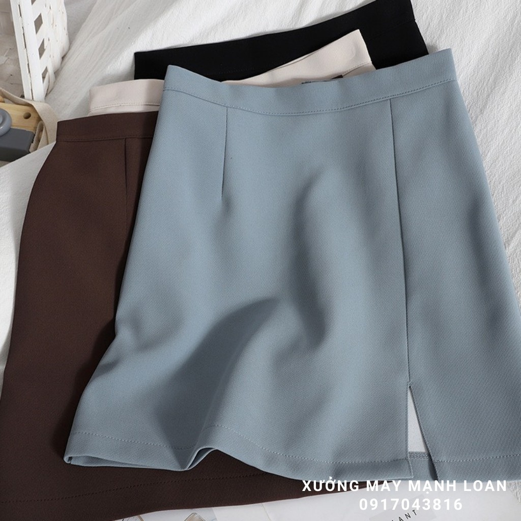 Chân Váy Chữ A Xẻ Đùi Có Lót Quần Bên Trong Chất Đẹp Loại 1 | BigBuy360 - bigbuy360.vn