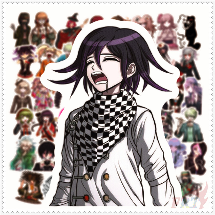 Bộ 50 Miếng Dán Trang Trí Độc Đáo Chất Lượng Cao ❉ Dangan ronpa. Nhãn Dán danganronpa ❉ Tự Làm Thời Trang Không Thấm Nước doodle Decal Dán