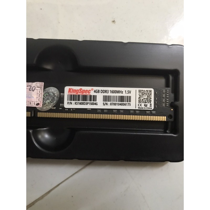 Ram KingSpec 4GB DDR 3 bus 1600Mhz - Chính Hãng | BigBuy360 - bigbuy360.vn
