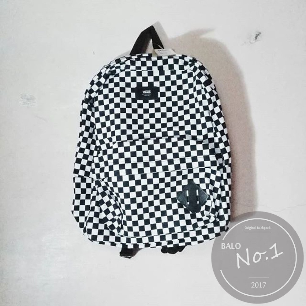 [AUTH GIÁ XƯỞNG] Balo Thời Trang Nam Nữ Balo đi học Caro Old Skool Checkerboard