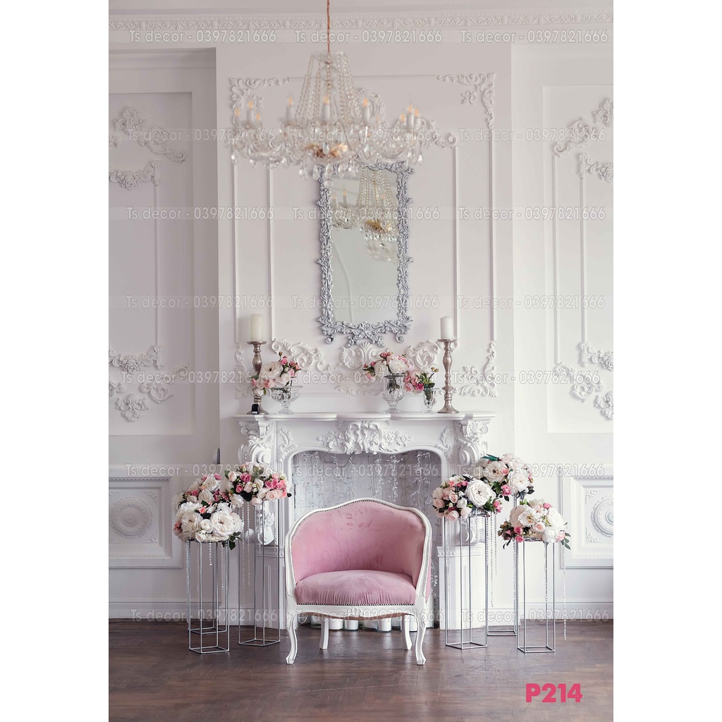 Phông Nền LiveStream Chụp Hình Ngồi Đứng 3D 5D