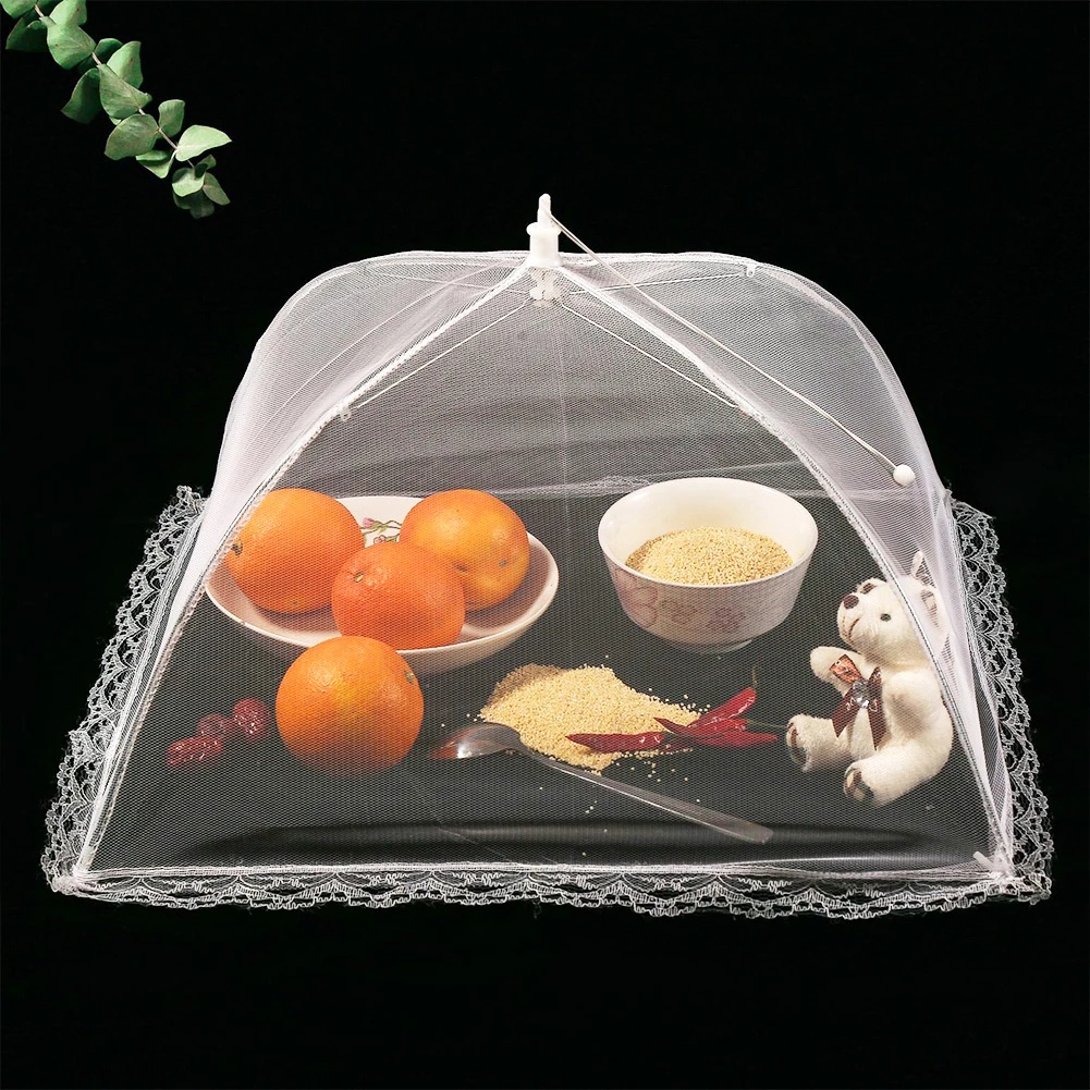 Lồng Bàn Vải Lưới Đậy Thức Ăn Chống Ruồi Muỗi Có Thể Giặt Rửa Và Gấp Gọn Cho Tiệc Tùng/Tiệc Tùng