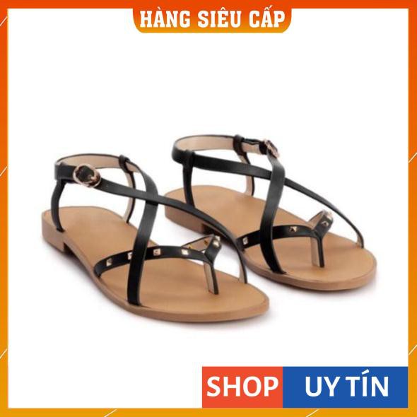 Giày SANDAL đế bệt xỏ ngón tán đinh