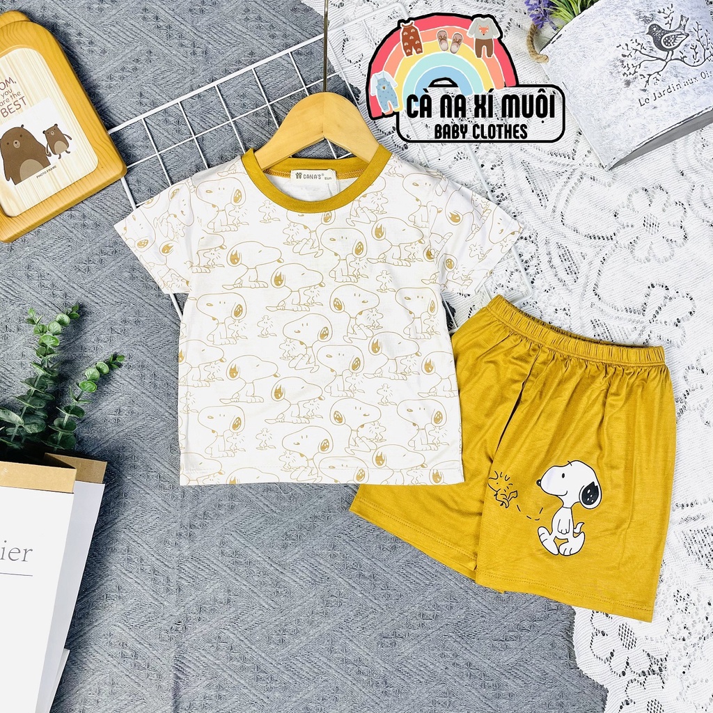 ✨Size(9-32Kg)Bộ Cộc Tay Thun LạnhFREE SHIPDể Thương Cho Bé Gái Bé Trai, Đủ Màu