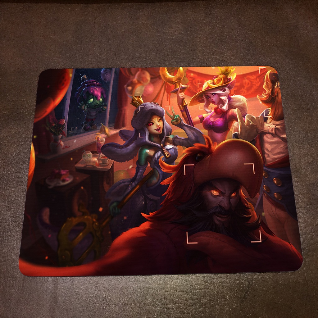 Lót chuột máy tính League of Legends NAMI - Mẫu 1 Mousepad cao su êm ái, nhận in theo yêu cầu