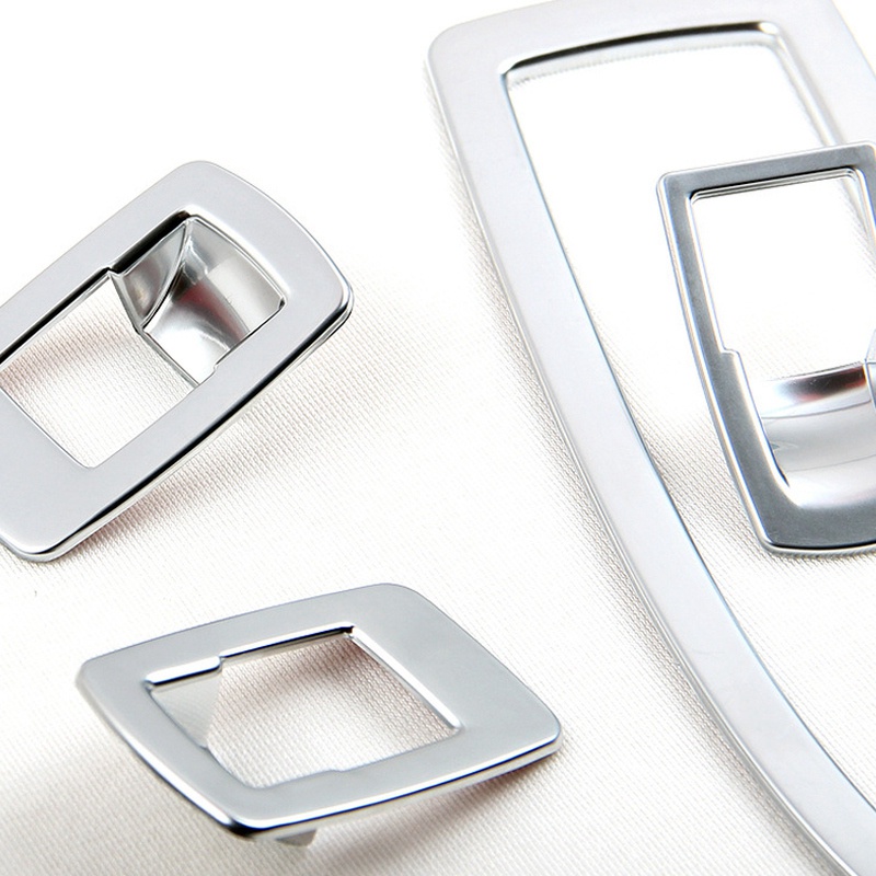 Set 5 Khung Viền Bảng Công Tắc Điều Khiển Cửa Sổ Và Cửa Sổ Bằng ABS Màu Bạc Cho BMW 3 GT X1 X2 1 3 4 Series F48 F20 F3