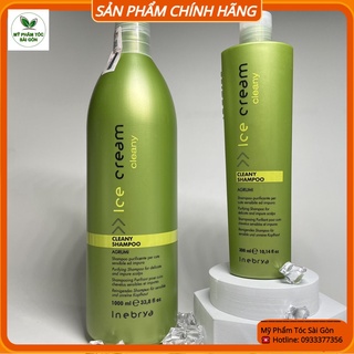 Dầu gội dành cho tóc gầu, tóc dầu Inebrya Ice Cream Cleany Shampoo 1000ml