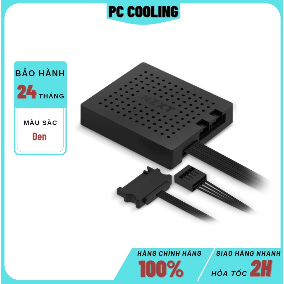 NZXT smart device v2 - Bộ chia NZXT điều khiển đèn led RGB và Fan Controller (AC-2RGBC-B1)