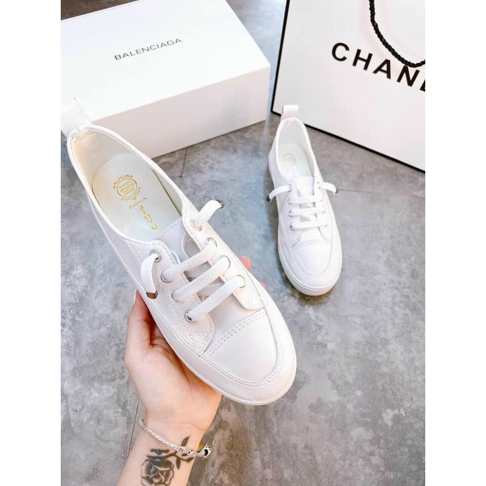 GIÀY SLIPON NỮ BA KHUY MẪU MỚI SIÊU HOT hàng QC ( Loại 1 )