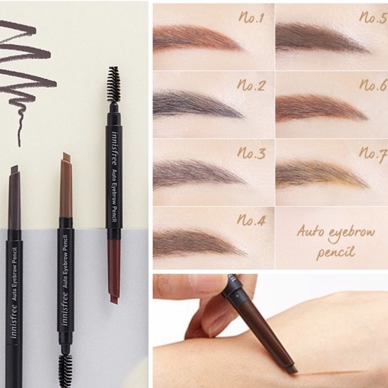 Chì Mày Innisfree Auto Eyebrow Pencil 0.3g