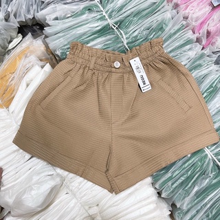 Quần short xốp lưng thun đóng nút