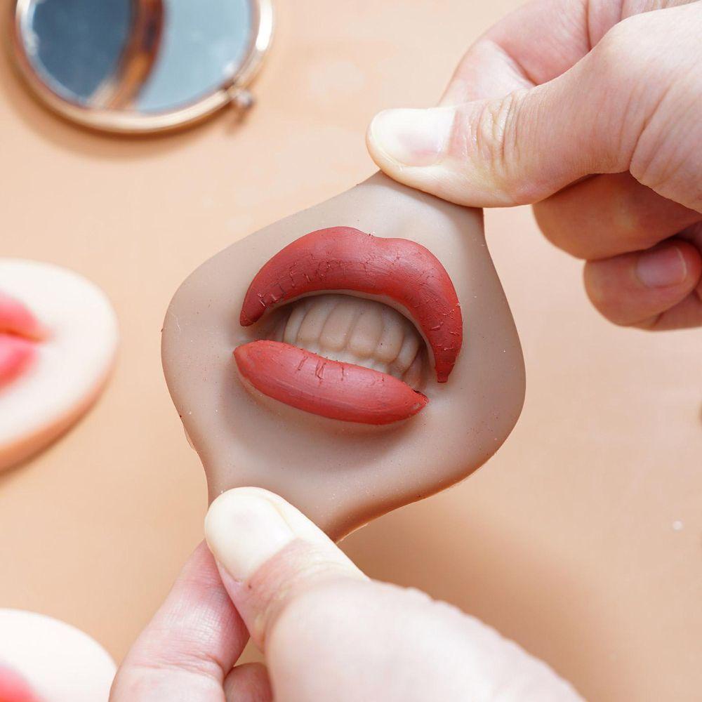 Phụ Kiện Tập Xăm Môi 3D Bằng Silicone Chất Lượng Cao NORMAN