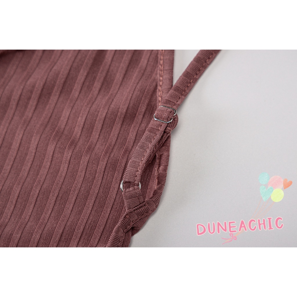 Đầm Ôm Hai Dây Hở Lưng Màu Trơn Quyến Rũ Cho Nữ